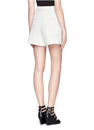 Back View - Click To Enlarge - PROENZA SCHOULER - Wrap crepe shorts