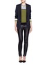 Figure View - Click To Enlarge - JASON WU - Wool striped crew neck sweater