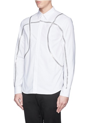 Front View - Click To Enlarge - GIVENCHY - Basketball zip shirt