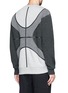 Back View - Click To Enlarge - GIVENCHY - Heat sealed seam tonal colourblock sweatshirt