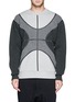 Main View - Click To Enlarge - GIVENCHY - Heat sealed seam tonal colourblock sweatshirt