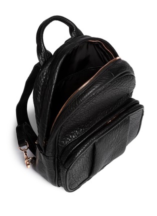 Detail View - Click To Enlarge - ALEXANDER WANG - 'Dumbo' pebble leather backpack