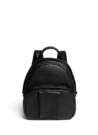 Main View - Click To Enlarge - ALEXANDER WANG - 'Dumbo' pebble leather backpack