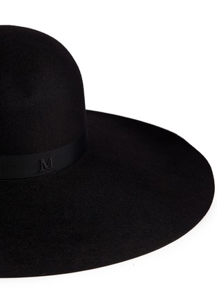 Detail View - Click To Enlarge - MAISON MICHEL - 'Blanche' fur felt capeline hat