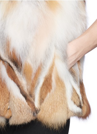Detail View - Click To Enlarge - FUREVER - Fox fur coat