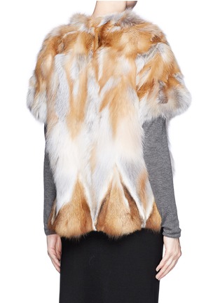 Back View - Click To Enlarge - FUREVER - Fox fur coat