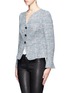 Front View - Click To Enlarge - ARMANI COLLEZIONI - Classic tweed jacket