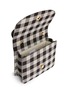 Detail View - Click To Enlarge - MANSUR GAVRIEL - 'Metropolitan' checkered canvas satchel