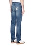 Back View - Click To Enlarge - 3X1 - 'M3' slim fit distressed jeans