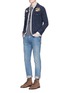 Figure View - Click To Enlarge - 73387 - Stud tiger patch military shirt