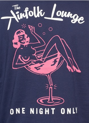 Detail View - Click To Enlarge - KINFOLK - Showgirl slogan print long sleeve T-shirt