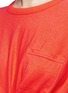 Detail View - Click To Enlarge - T BY ALEXANDER WANG - Twist front cotton T-shirt