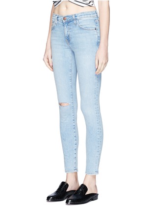 Front View - Click To Enlarge - CURRENT/ELLIOTT - 'The Highwaist Stiletto' skinny jeans