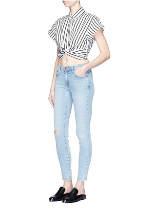 Figure View - Click To Enlarge - CURRENT/ELLIOTT - 'The Highwaist Stiletto' skinny jeans