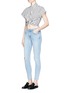 Figure View - Click To Enlarge - CURRENT/ELLIOTT - 'The Highwaist Stiletto' skinny jeans