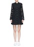 Main View - Click To Enlarge - EQUIPMENT - 'Lenox' cutout lace silk dress