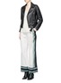 Figure View - Click To Enlarge - EQUIPMENT - x Kate Moss 'Lake' stripe print silk pyjama pants