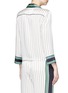 Back View - Click To Enlarge - EQUIPMENT - x Kate Moss 'Lake' stripe print silk pyjama shirt