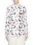 Main View - Click To Enlarge - EQUIPMENT - 'Slim Signature' butterfly print silk shirt