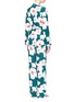 Back View - Click To Enlarge - EQUIPMENT - 'Odette' floral print wrap top silk pyjama set
