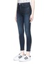 Front View - Click To Enlarge - RAG & BONE - 'O Ring Dive Capri' zip cuff jeans
