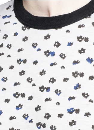 Detail View - Click To Enlarge - RAG & BONE - Floral print slub jersey T-shirt