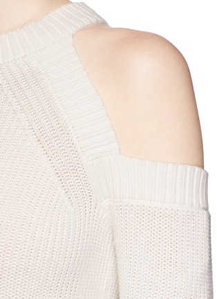 Detail View - Click To Enlarge - RAG & BONE - 'Dana' cold shoulder chunky knit sweater