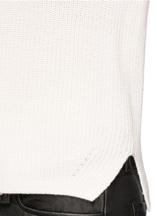 Detail View - Click To Enlarge - RAG & BONE - 'Dana' cold shoulder chunky knit sweater