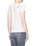 Back View - Click To Enlarge - RAG & BONE - Paper plane embroidered Pima cotton T-shirt