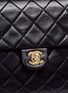Detail View - Click To Enlarge - VINTAGE CHANEL - Small quilted lambskin leather flap bag