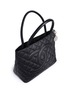 Detail View - Click To Enlarge - VINTAGE CHANEL - Medallion quilted caviar leather tote