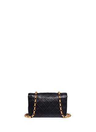 Detail View - Click To Enlarge - VINTAGE CHANEL - Border Tab mini quilted leather flap bag