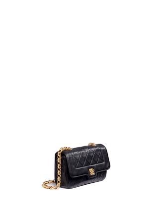 Figure View - Click To Enlarge - VINTAGE CHANEL - Border Tab mini quilted leather flap bag