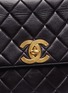  - VINTAGE CHANEL - Square quilted lambskin leather big CC flap bag