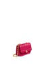Figure View - Click To Enlarge - VINTAGE CHANEL - Border tab mini quilted leather flap bag