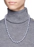 Figure View - Click To Enlarge - KENNETH JAY LANE - Coated glass pearl necklace