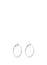 Main View - Click To Enlarge - KENNETH JAY LANE - Circle hoop earrings