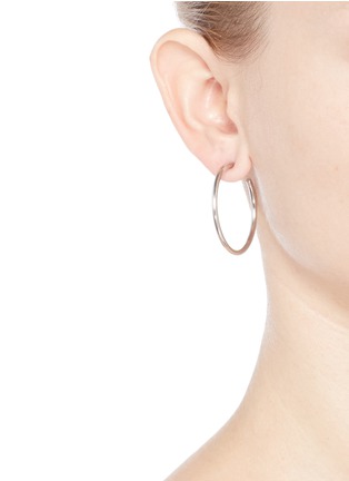 Figure View - Click To Enlarge - KENNETH JAY LANE - Circle hoop earrings