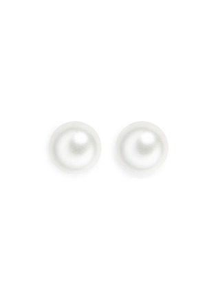 Main View - Click To Enlarge - KENNETH JAY LANE - Medium glass pearl stud earrings
