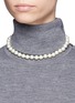 Figure View - Click To Enlarge - KENNETH JAY LANE - Glass pearl choker