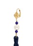 Detail View - Click To Enlarge - KENNETH JAY LANE - Glass cabochon pearl tassel drop earrings