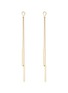 Main View - Click To Enlarge - KENNETH JAY LANE - Bar snake chain drop earrings