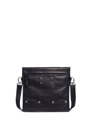 Detail View - Click To Enlarge - 10685 - Foldable calfskin leather crossbody bag