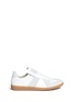 Main View - Click To Enlarge - 10673 - 'Replica' suede trim leather slip-on sneakers