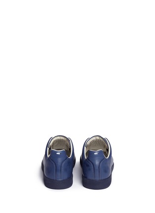 Back View - Click To Enlarge - 10673 - 'Replica' calfskin leather low top sneakers
