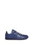 Main View - Click To Enlarge - 10673 - 'Replica' calfskin leather low top sneakers