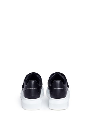 Back View - Click To Enlarge - ALEXANDER MCQUEEN - 'Larry' chunky outsole stud leather sneakers