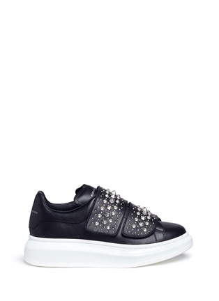 Main View - Click To Enlarge - ALEXANDER MCQUEEN - 'Larry' chunky outsole stud leather sneakers