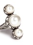 Detail View - Click To Enlarge - LANVIN - Inset crystal glass pearl ring