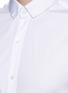 Detail View - Click To Enlarge - LANVIN - Slim fit grosgrain collar shirt